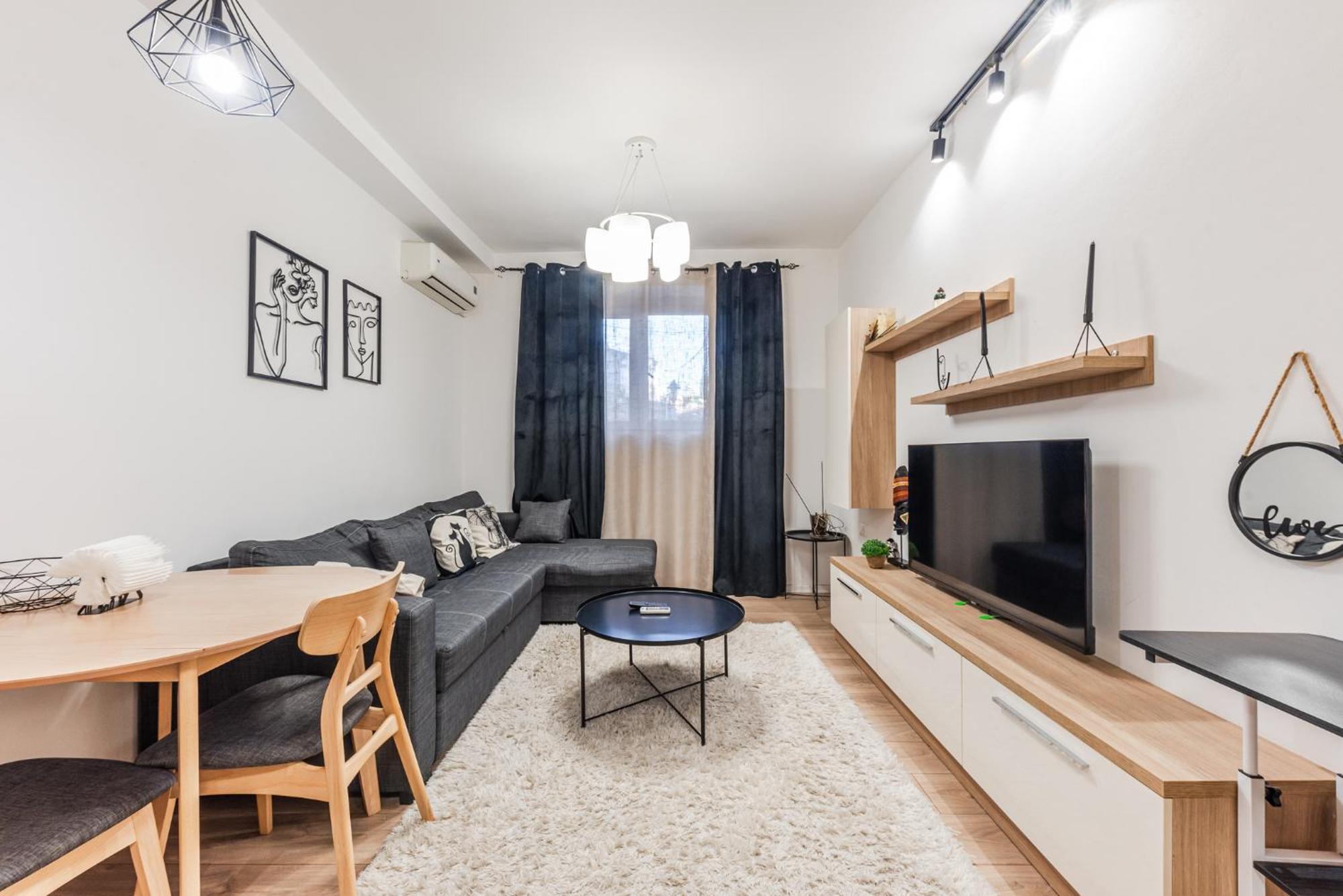 Noir Apartment By Kondo Stays Tirana Exterior foto
